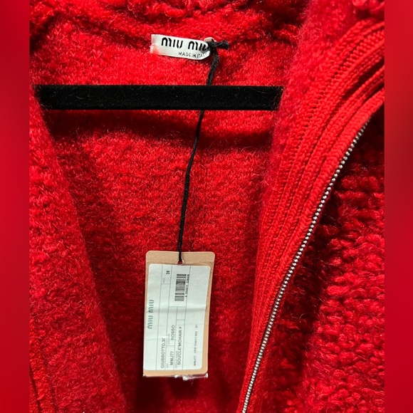 Miu Miu Red Coat - Picture 5 of 6